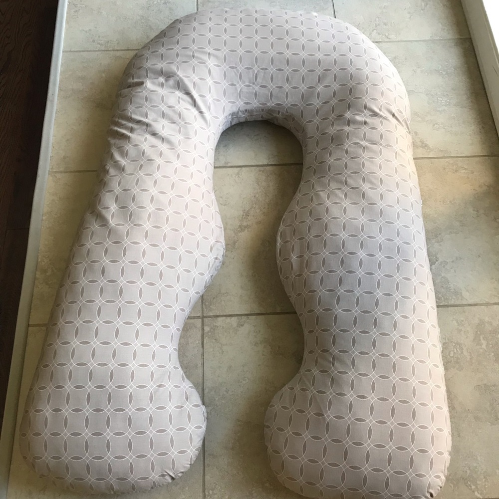 Back and belly full body maternity pillow